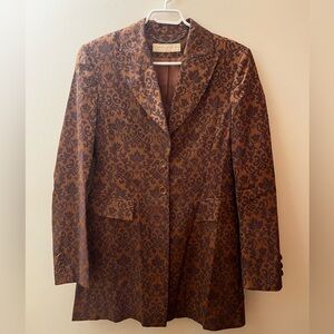 Karen Millen Brown Floral Blazer
